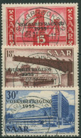 Saarland 1955 Volksbefragung Im Saarland 362/64 Gestempelt - Unused Stamps