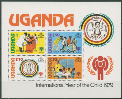 Uganda 1979 Int. Jahr Des Kindes Schule Medizin Block 16 Postfrisch (C28805) - Ouganda (1962-...)