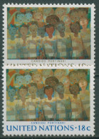 UNO New York 1974 Kunstwerke Wandgemälde 267/68 Postfrisch - Nuovi