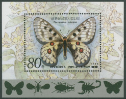 Korea (Nord) 1989 Insekten Und Schmetterlinge Block 245 Postfrisch (C74753) - Korea, North