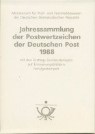 DDR Jahressammlung 1988 Gestempelt Komplett Wie Verausgabt (XL70790) - Ongebruikt