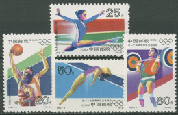 China 1992 Olympische Sommerspiele In Barcelona 2430/33 Postfrisch - Ongebruikt