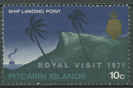 Pitcairn 1971 Royal Visit 50 Jahre Australische Luftlinie 118 Mit Falz - Pitcairneilanden