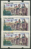 Israel ATM 1994 Bethlehem Satz 3 Werte (mit Phosphor) ATM 11.2 Y S3 Postfrisch - Automatenmarken (Frama)