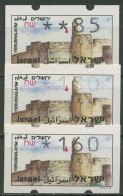 Israel ATM 1994 Jerusalem Satz 3 Werte (ohne Phosphor) ATM 12.1 X S1 Postfrisch - Automatenmarken (Frama)