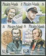 Pitcairn 2002 Persönlichkeiten Kapitäne 605/08 Postfrisch - Pitcairn Islands