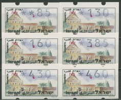 Israel ATM 1994 Nazareth Satz 6 Werte (ohne Phosphor) ATM 13.1 X S Postfrisch - Franking Labels