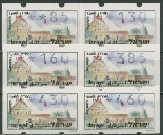 Israel ATM 1994 Nazareth Satz 6 Werte (ohne Phosphor) ATM 13.1 X S Postfrisch - Viñetas De Franqueo (Frama)
