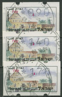 Israel ATM 1994 Nazareth Automat 018, Satz 3 Werte, ATM 19.1 X S2 Gestempelt - Viñetas De Franqueo (Frama)