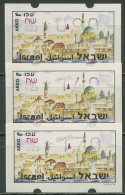 Israel ATM 1994 Akko, Nr. 023, 3 Werte Mit Phosphor ATM 14.3 Y S2 Postfrisch - Franking Labels