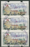 Israel ATM 1994 Nazareth Automat 018, Satz 3 Werte, ATM 19.1 X S1 Gestempelt - Viñetas De Franqueo (Frama)