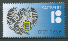 Estland 2018 Verteidigungsbund Kaitseliit Wappen 912 Postfrisch - Estland