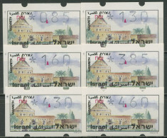 Israel ATM 1994 Nazareth Automat 018, Satz 6 Werte, ATM 19.1 X S Postfrisch - Franking Labels