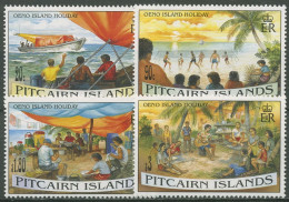 Pitcairn 1995 Freizeit Auf Der Insel Oeno Picknick Singen 456/59 Postfrisch - Pitcairneilanden