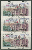 Israel ATM 1994 Bethlehem Satz 3 Werte (ohne Phosphor) ATM 11.1 X S3 Gestempelt - Franking Labels