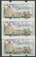 Israel ATM 1994 Nazareth Automat 018, Satz 3 Werte, ATM 19.1 X S2 Postfrisch - Frankeervignetten (Frama)