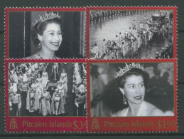 Pitcairn 2003 50 Jahre Krönung Königin Elisabeth II. 633/36 Postfrisch - Pitcairn