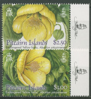 Pitcairn 2011 INDIPEX Blumen Schönmalve 823/24 Postfrisch - Pitcairn