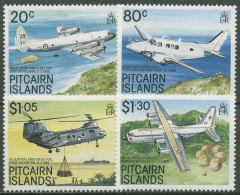 Pitcairn 1989 Flugzeuge Hubschrauber 342/45 Postfrisch - Islas De Pitcairn