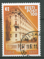Estland 2018 100 Jahre Post Hauptpostamt Tallin 935 Gestempelt - Estland