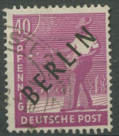 Berlin 1948 Schwarzaufdruck 12 Gestempelt, Kleiner Zahnfehler (R80832) - Used Stamps