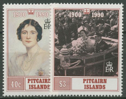 Pitcairn 1990 90 Geburtstag Königinmutter Elisabeth 360/61 Postfrisch - Pitcairn Islands