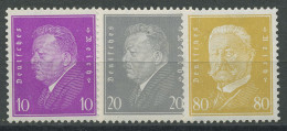 Deutsches Reich 1930 Reichspräsidenten Ebert U. Hindenburg 435/37 Postfrisch - Nuevos