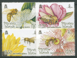 Pitcairn 2008 Blüten Und Bienen 757/60 Postfrisch - Islas De Pitcairn