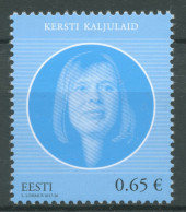 Estland 2017 Persönlichkeiten Staatsoberhaupt Kersti Kaljulaid 903 Postfrisch - Estonia