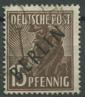 Berlin 1948 Schwarzaufdruck 6 Gestempelt, Kl. Zahnfehler (R80822) - Gebraucht