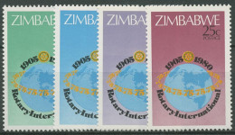 Simbabwe 1980 75 Jahre Rotary International 242/45 Postfrisch - Zimbabwe (1980-...)