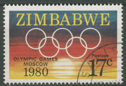 Simbabwe 1980 Olympische Sommerspiele In Moskau 246 Gestempellt - Zimbabwe (1980-...)