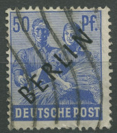 Berlin 1948 Schwarzaufdruck 13 Mit Wellenstempel (R80836) - Oblitérés