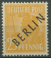 Berlin 1948 Schwarzaufdruck 10 Postfrisch, Kl. Zahnfehler (R80827) - Unused Stamps