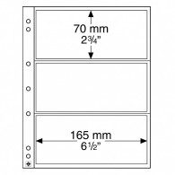 Leuchtturm Münzhüllen NUMIS, 3er Einteilung (10er Pack) 316522 Neu - Materiale