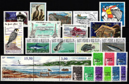 Saint-Pierre Und Miquelon Jahrgang 1997 Mit 721-744 Postfrisch #KV053 - Autres & Non Classés