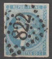 BLOC REPORT LUXE N°46A CASE 8 Limite BLEU OUTREMER LUXE - 1870 Bordeaux Printing