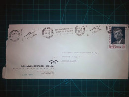 ARGENTINE; Enveloppe Du « Milanfor S.A., Forjado Y Estampado De Metales» Circulant Avec Une Banderole Parlante « Les Rad - Oblitérés