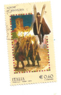 (REPUBBLICA ITALIANA) 2012, FOLKLORE, AGNONE LA NDOCCIATA, SAN MARCO IN LAMIS LE FRACCHIE - Serie Di 2 Francobolli Usati - 2011-20: Gebraucht