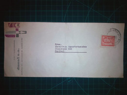 ARGENTINE; L'enveloppe De "Ducal S.A., Lijas Y Telas Esmeriles" A été Envoyée à La Capitale Fédérale Avec Un Timbre-post - Gebraucht