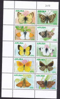 323 ARUBA 2015 - Y&T 847/54 - Papillon - Neuf ** (MNH) Sans Charniere - Curacao, Netherlands Antilles, Aruba