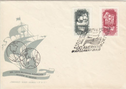 FDC POLAND 1073-1074 - Ships