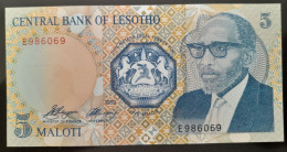 LESOTHO 5 MALOTI 1990 NEUF/UNC - Lesotho