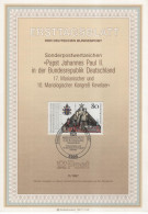 Germany Deutschland 1987-11 17.Marianischer Und 10.Mariologischer Kongress Pope Papst Johannes John Paul II Visit, Bonn - 1981-1990