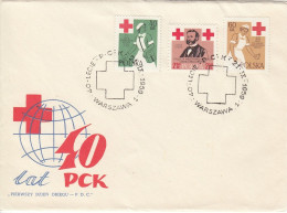 FDC POLAND 1120-1122 - Croce Rossa