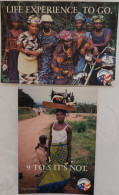 2 Cartes Postales - Peace Corps - Richard Geist, Andy Evans - Ghana, 1987 To 1989 - Publicidad