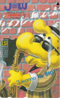 Japan Tamura 50u Old Private 110 - 011 Woopman Comic Cartoon JOW Advertisement - Saxophon - Japan