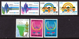 UNITED NATIONS UN GENEVA - 1979 COMPLETE YEAR SET (7V) AS PICTURED FINE MNH ** SG G82-G88 - Ongebruikt