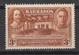 BARBADOS 180  * MH – General Assembly (1939) - Barbades (...-1966)