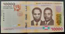 BURUNDI 10000 FRANCS 2015 NEUF/UNC - Burundi